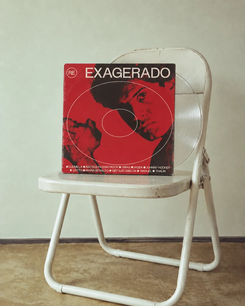 Replay Exagerado com disco de vinil transparente